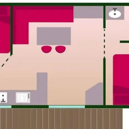 Au Bord Du Avec Terrasse, Ideal Pour 5 Personnes - Api-1-52-726 *